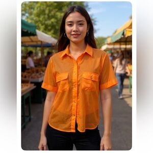 Carpe Ladies sleeveless chiffon blouse (inv# 127)